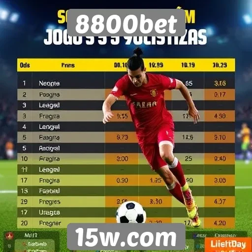 Comparativo de odds em diferentes jogos no 8800bet